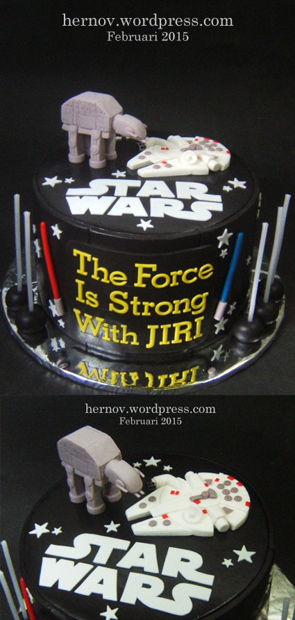 jiri's STAR WARS birthday cake fin